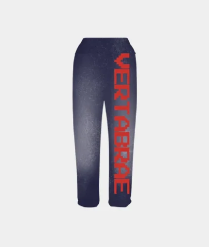 Vertabrae Logo Sweatpants Navy Red (1)